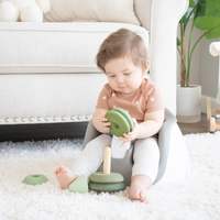 My Little Seat® 2-in-1 Floor and Booster Seat - Gray
