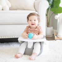 My Little Seat® 2-in-1 Floor and Booster Seat - Gray